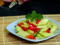 家常菜素炒佛手瓜