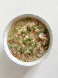 美味的蔬菜瘦肉粥做法图解12)