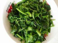 家常菜凉拌菠菜做法图解4)