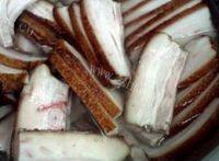家常菜盐菜扣肉做法图解3)