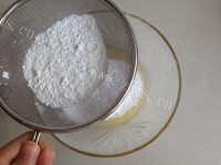 爱上橙味糯米戚风蛋糕做法图解4)