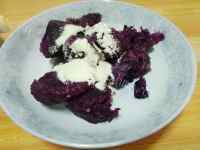 好吃的紫薯山药豆沙糕的做法图解六