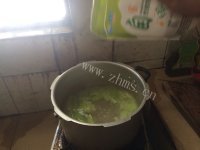 家常丝瓜猪肝汤做法图解5)