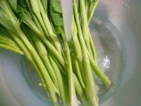 家常菜清炒油菜心做法图解2)