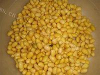家常菜雪里蕻炒黄豆做法图解1)