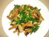 家常菜韭菜炒豆干