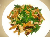 家常菜韭菜炒豆干