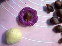 南瓜紫薯麻团的做法图解五