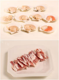 美味肉片扇贝做法图解1)