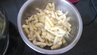 美味的土豆茄子条做法图解6)