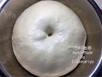 圣诞树千层豆沙面包做法图解4)