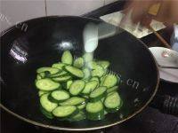 健康美食-黄瓜炒蛋做法图解7)
