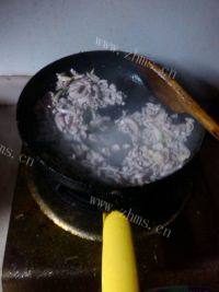 好吃的青菜炒肉丝做法图解4)