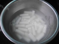特色美食泡菜炒年糕做法图解4)