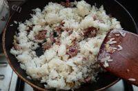 甜椒牛肉炒饭做法图解3)