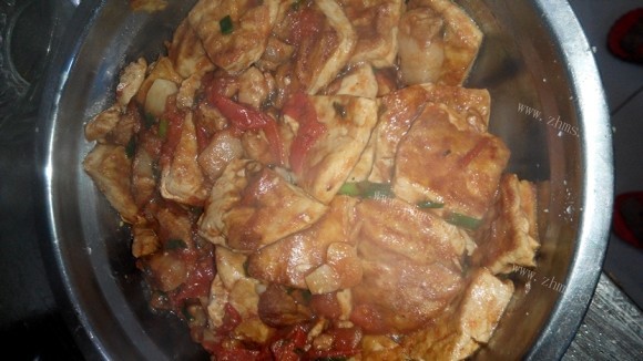 喷香的香煎豆腐