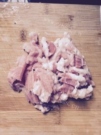 家常酱爆青椒肉丝做法图解2)