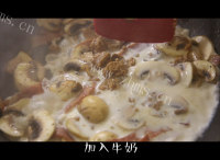 好吃的奶油蘑菇意面做法图解4)