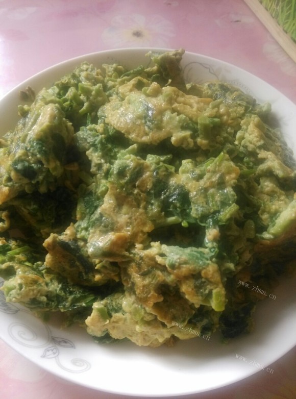 满口清香的香椿炒鸡蛋