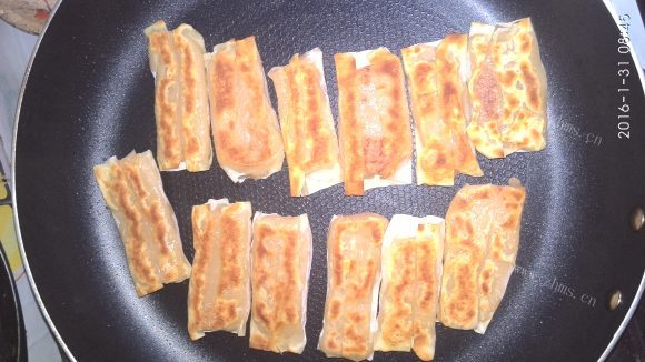 珍馐美味的煎年糕