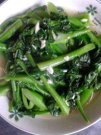 家常菜芥兰炒牛肉做法图解5)