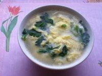 美味的香菜鸡蛋汤