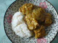 自己做的咖喱排骨饭