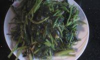 在家做的炒空心菜