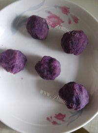 香酥土豆紫薯饼做法图解8)