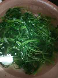 家常菜菠菜拌粉丝做法图解5)