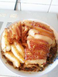 老爸做的梅菜扣肉