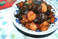 家常菜海带红烧肉