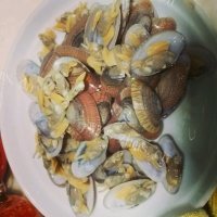 美味的爆炒蛤蜊做法图解2)