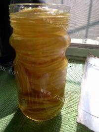 自制柠檬蜂蜜茶做法图解7)