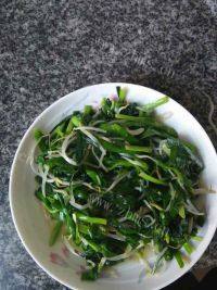 营养丰富韭菜炒豆芽