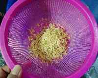 美味的虾皮煎鸡蛋做法图解3)