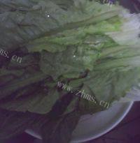 香香的素炒油麦菜做法图解2)