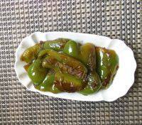 家常菜糖醋虎皮椒做法图解4)