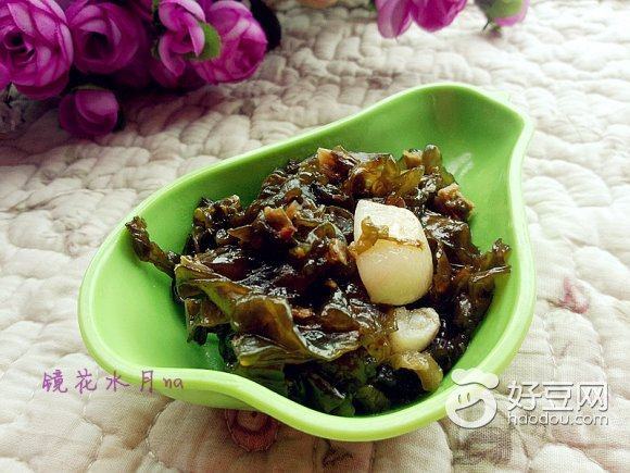 倒笃菜炒地衣
