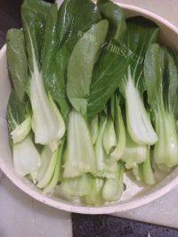 家常菜香菇菜胆做法图解2)