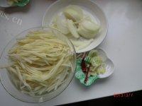 自制美食炒双丝做法图解1)