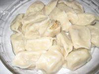 自己做的酸菜馅水饺