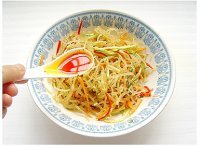 家常菜凉拌鹿角菜做法图解7)
