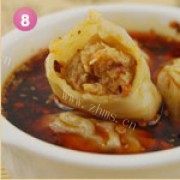 美味的红油香醋萝卜丝蒸饺做法图解22)