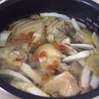 养生的老椰煲鸡汤做法图解10)