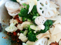 美味麻辣素香锅做法图解5)