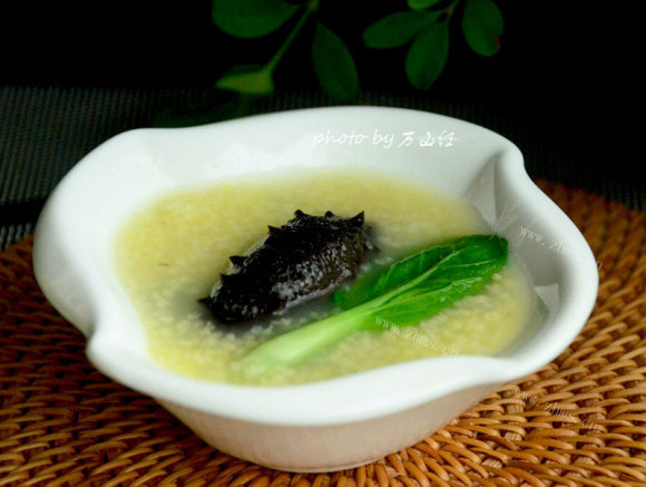 DIY海参小米粥