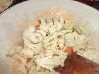 家常菜番茄菜花做法图解7)