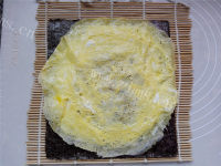 美味的海苔蛋包饭做法图解4)