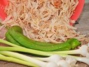 美味的椒蒜虾皮做法图解1)